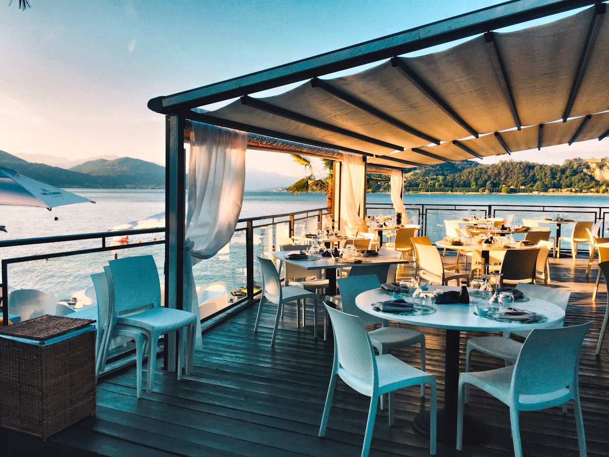 Private dining setup at Tamari House