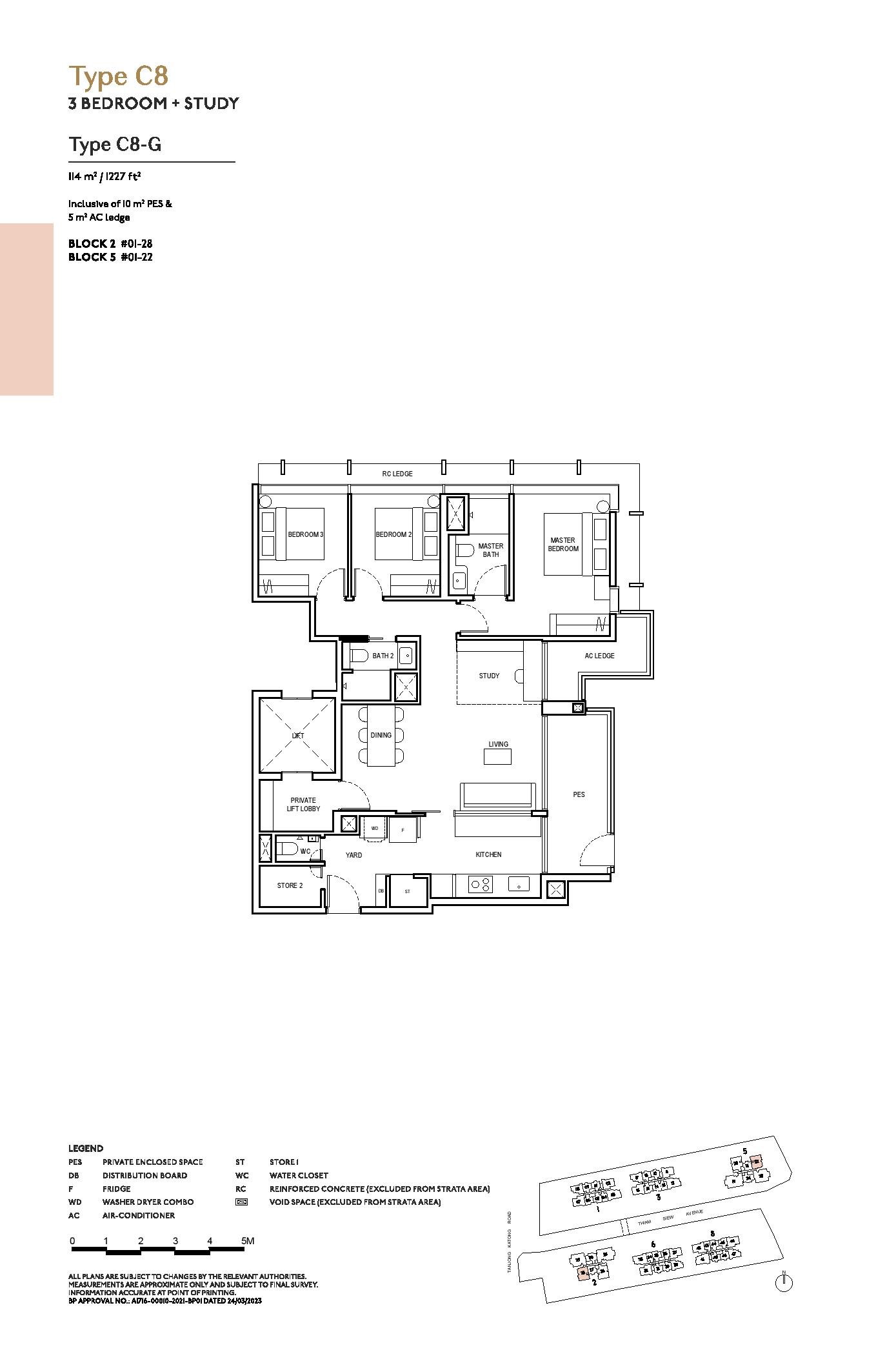 Type C8-G Floor Plan