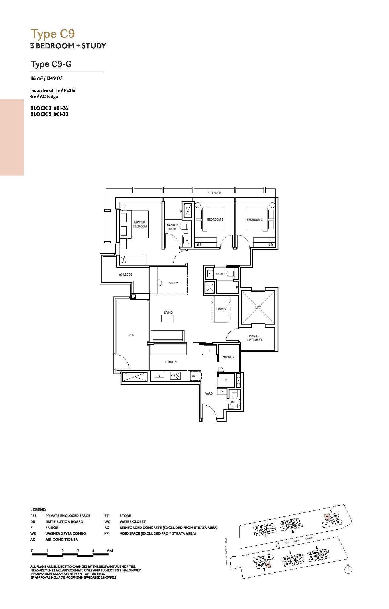 Type C9-G Floor Plan